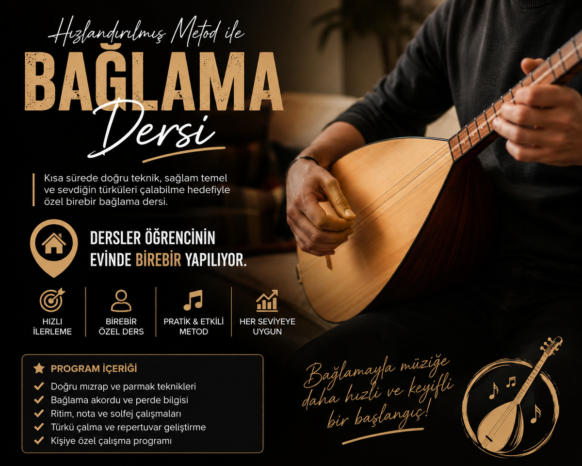1 Monat Bağlama-Unterricht
